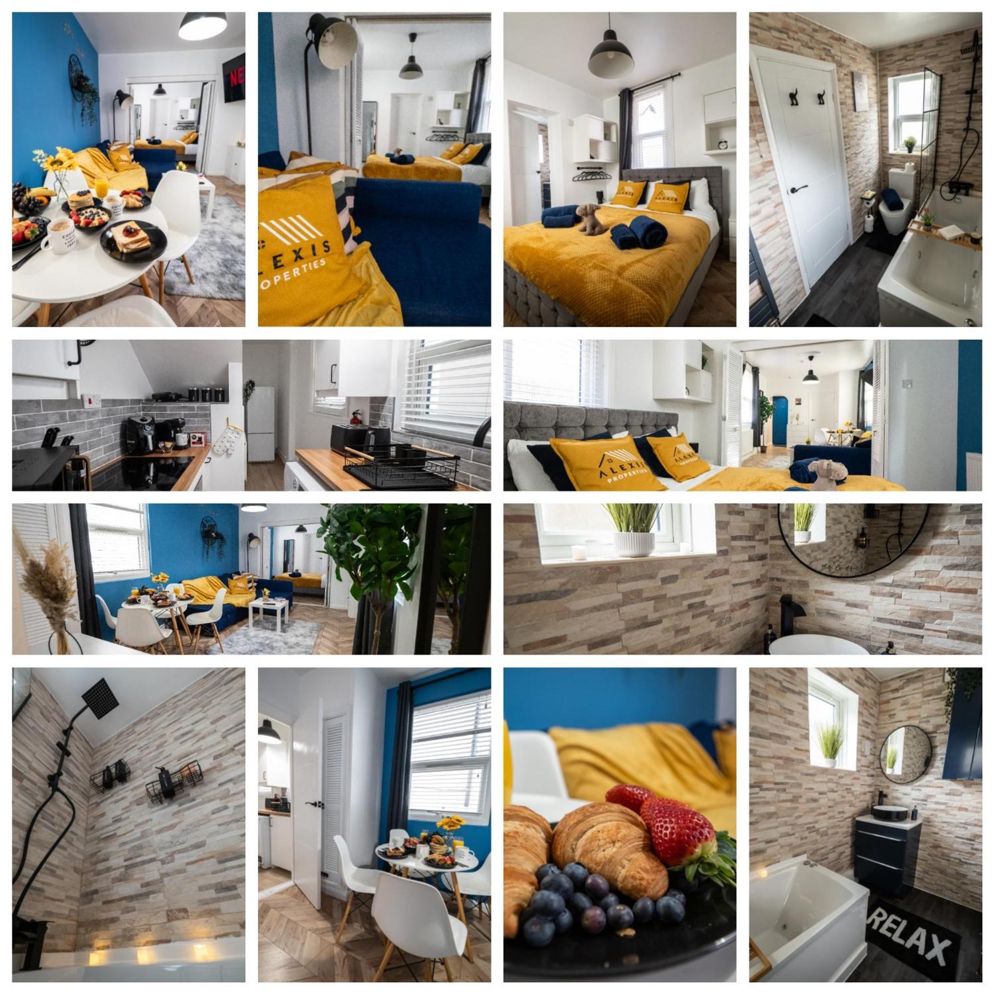 Seaside Retreat: Luxury 1-Bed, Free Parking Apartment Portsmouth Ngoại thất bức ảnh